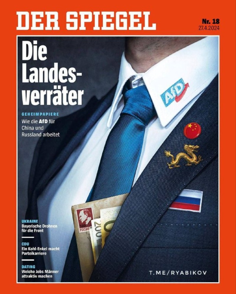 În Germania, opoziția sănătoasă a fost numită spioni ai lui Putin și Jinping. 